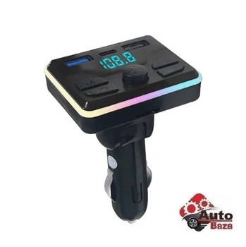 Зарядное устройство M51 — тройной USB QC 3.0A + 1A + PD, Bluetooth FM адаптер
