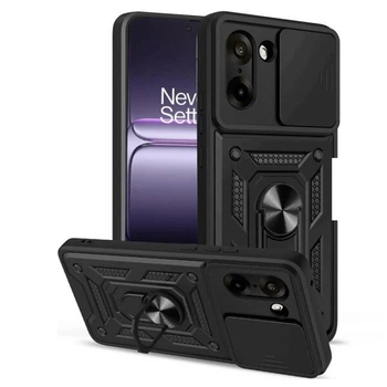 Чехол с защитой камеры Deexe Armor Shield для OnePlus Nord CE 5 / Ace 5 Racing - Black