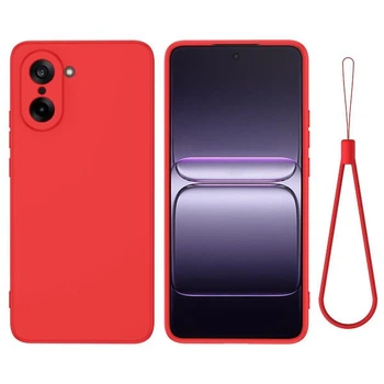 Силиконовый (TPU) чехол Deexe Silicone Case для OnePlus Nord CE 5 / Ace 5 Racing - Red
