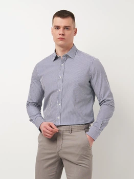 Рубашка хлопковая мужская Massimo Dutti 161455407p07 S Комбинированная (1000000052562)
