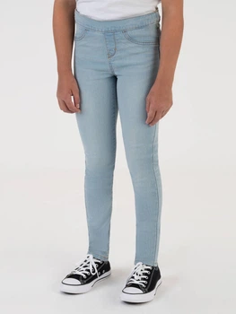 Подростковые джинсы на резинке для девочки Levi`s 742772080 152 см Голубые (1159841912)