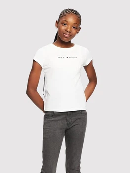 Детская футболка для девочки Tommy Hilfiger 649576578 116 см Белая (1159841932)