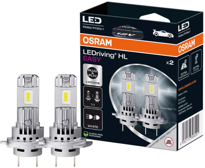 Набір автоламп Osram LEDriving HL H7/H18 16 Вт 12 В 2 шт (64210DWESY-2HB)