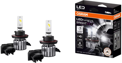 Автомобільні лампи Osram LEDriving HL Bright H13 15/10 Вт 12 В комплект 2 шт (9008DWBRT-2HFB)