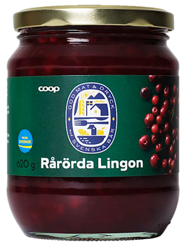 Перетерта брусниця Coop 620 g Lingon_620