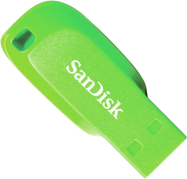 Pamięć flash USB SanDisk Cruzer Blade 32GB USB 2.0 Electric Green (SDCZ50C-032G-B35GE)