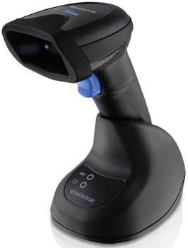 Сканер штрих кодів Datalogic QSCAN QBT2500 2D у комплекті з USB кабелем Чорний (QBT2500-BK-BTK1)