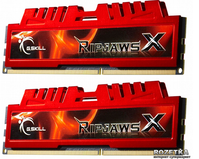 Оперативна пам'ять G.Skill DDR3-2133 16384MB PC3-17000 (Kit of 2x8192) RipjawsX ( F3-2133C11D-16GXL)