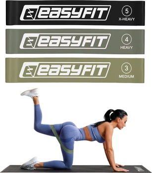 Гумки для фітнесу EasyFit EF-1812-GY MonoBand набір 3 шт (56003618)