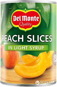 Персик кусочками Del Monte в светлом сиропе 420 г (0024000025993)