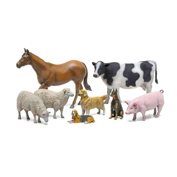 Пластиковая сборная модель Tamiya фигуры животных 1:35 Livestock Set II 35385