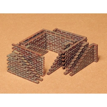 Пластиковая сборная модель Tamiya кирпичная стена Brick Wall 35028