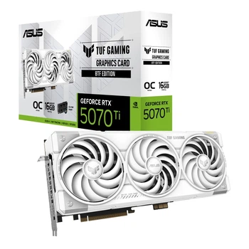 Видеокарта ASUS GeForce RTX 5070 Ti TUF Gaming 16GB GDDR7 BTF White OC Edition (90YV0N60-M0NA00)