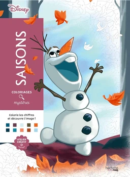Розмальовка Disney Hachette по номерам Saisons