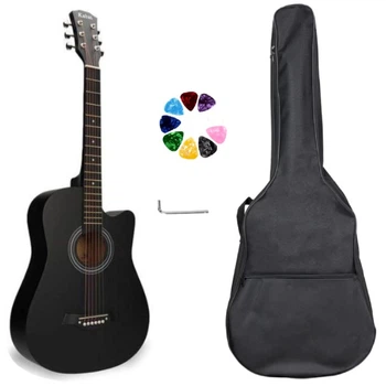 Гитара акустическая Kabat 3/4 black (комплект)