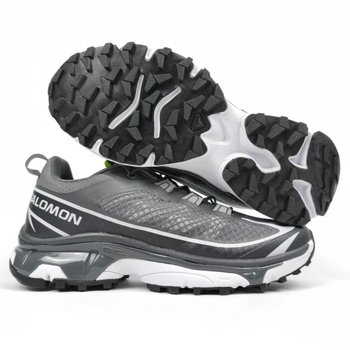 Мужские кроссовки Salomon XT-6 FT Grey White 43 размер Серые Белые