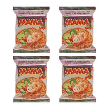 Набір Локшина 4шт Mama Том Ям Оригінальна Гостра 60g