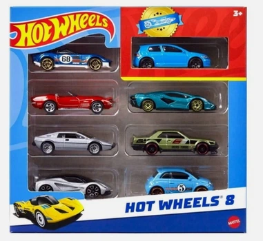 Набор машинок Хот Вилc 8 шт Hot Wheels 8-Car 1 Exclusive Mattel HPV78