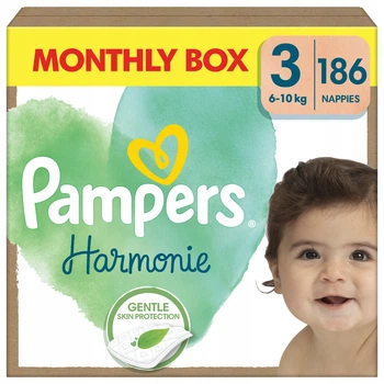 Підгузки Pampers Harmonie розмір 3, 186 шт.