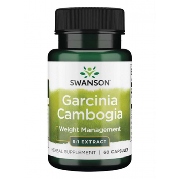 Swanson, екстракт гарцинії камбоджійської 5:1, 60 capsules