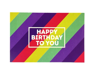 Листівка "Happy birthday" 10х15 см