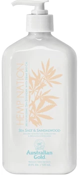 Лосьйон після засмаги Australian Gold Hemp Nation Sea Salt and Sandalwood Tan Extender Body 535 мл (0054402300862)