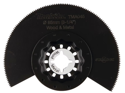 Brzeszczot do cięcia wgłębnego Makita segment 85 mm BIM drewno i metal MULTITOOL (88381536295)