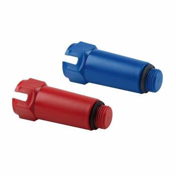 Заглушка PPR Thermo Alliance 1/2'' зовнішня різьба для водопроводу (пробка) синя/червона