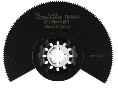 Brzeszczot do cięcia wgłębnego Makita segment 100 mm BIM MULTITOOL (88381536301)