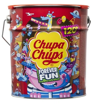 Льодяники Chupa Chups Forever Fun (відро) 120 штук 1440 г