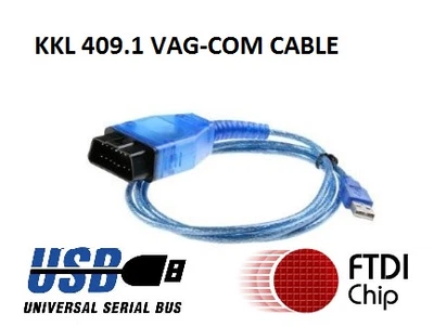 Автосканер USB KKL VAG-COM 409.1 на чипе FTDI FT232