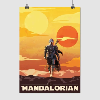 Постер Мандалорец, Звёздные Войны, Mandalorian, Star Wars, A3 42×30 см (id3958)