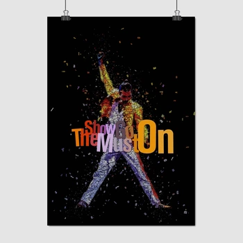 Постер Фредді Мерк'юрі, Квін, Богемська рапсодія, Freddy Mercury, Queen, A3 42×30 см (id1381)