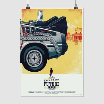 Постер Назад в будущее Ⅲ (часть 3 из 3), Back to the future, A2 60×43 см (id2332)