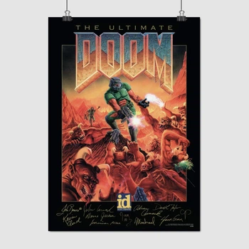 Постер Дум 1, Doom The Ultimate (1995), плакат для геймера, A3 42×30 см (id1612)