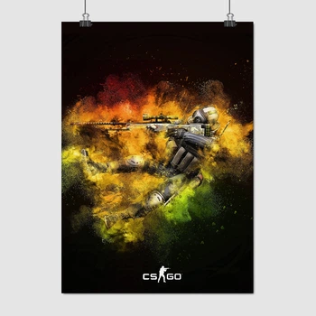 Постер Контрстрайк, Counter-Strike, CS:GO Global Offensive, A3 42×30 см (id2864)
