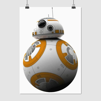 Постер Зоряні Війни, дроїд BB-8, Star Wars, BB8, A3 42×30 см (id0095)