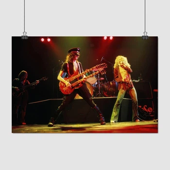 Постер Лед Зеппелін, Роберт Плант, Джиммі Пейдж, Led Zeppelin, A1 60×90 см (id0973)
