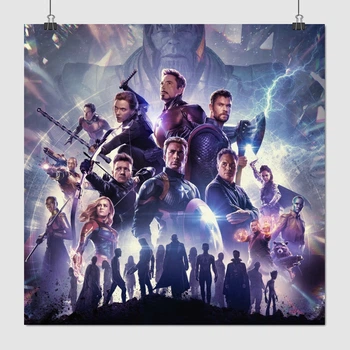 Постер Мстители 4: Финал, Avengers: Endgame (2019), A3 30×30 см (id3481)