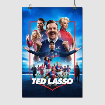 Постер Тед Лассо, сериал, Джейсон Судейкис, Ted Lasso, Jason Sudeikis, A3 42×28 см (id4300)