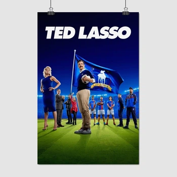 Постер Тед Лассо, сериал, Джейсон Судейкис, Ted Lasso, Jason Sudeikis, A3 42×28 см (id4301)