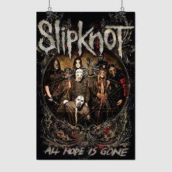 Постер Slipknot, All Hope Is Gone (2008), Nu metal, A3 42×28 см (id6422)