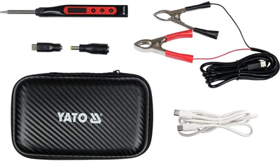Przenośna lutownica cyfrowa YATO 65W grot T12 (YT-82490)