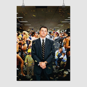 Постер Волк с Уолл-стрит, Леонардо Ди Каприо, The Wolf of Wall Street (2013), A3 42×30 см (id3162)