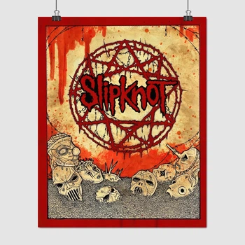 Постер Slipknot, Nu metal, A3 37×30 см (id6420)
