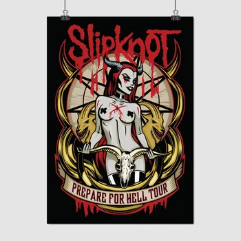 Постер Slipknot, Hell Tour, Nu metal, A3 42×30 см (id4289)