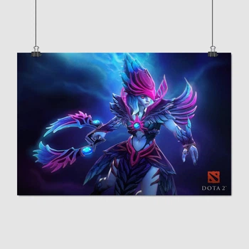 Постер Дота 2, Венга, Dota 2, Vengeful Spirit, плакат для геймера, A3 28×42 см (id6472)