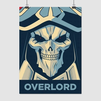 Постер Оверлорд, аниме, Overlord, A3 42×30 см (id5387)