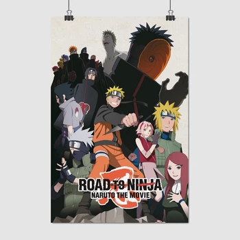 Постер Наруто: Дорога к ниндзя, Naruto: Road to Ninja, A3 42×28 см (id5022)