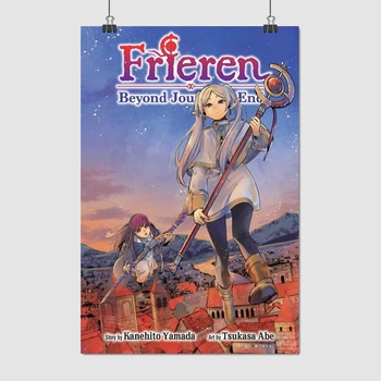 Постер Фрирен, провожающая в последний путь, Frieren: Beyond Journey's End, A3 42×28 см (id6291)